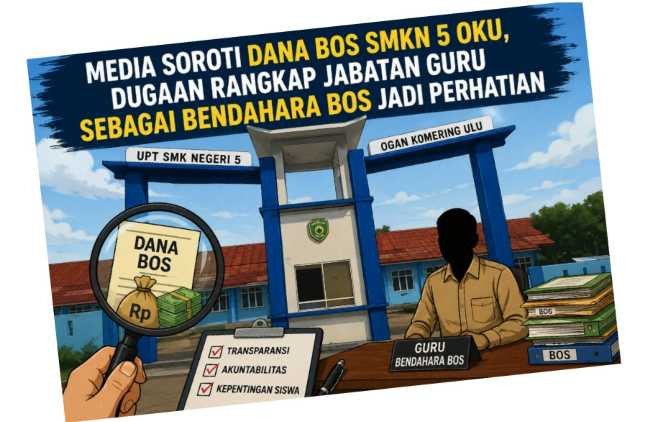 Media Soroti Dana BOS SMKN 5 OKU, Dugaan Rangkap Jabatan Guru Sebagai Bendahara BOS Jadi Perhatian IMG_20260611_204734.jpg
