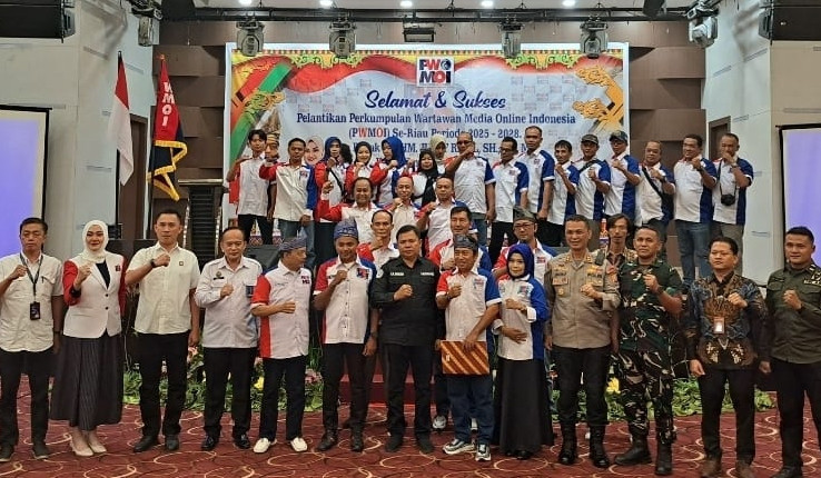 Resmi Dilantik, PWMOI Riau Targetkan Penguatan Etika dan Kualitas Pemberitaan Digital