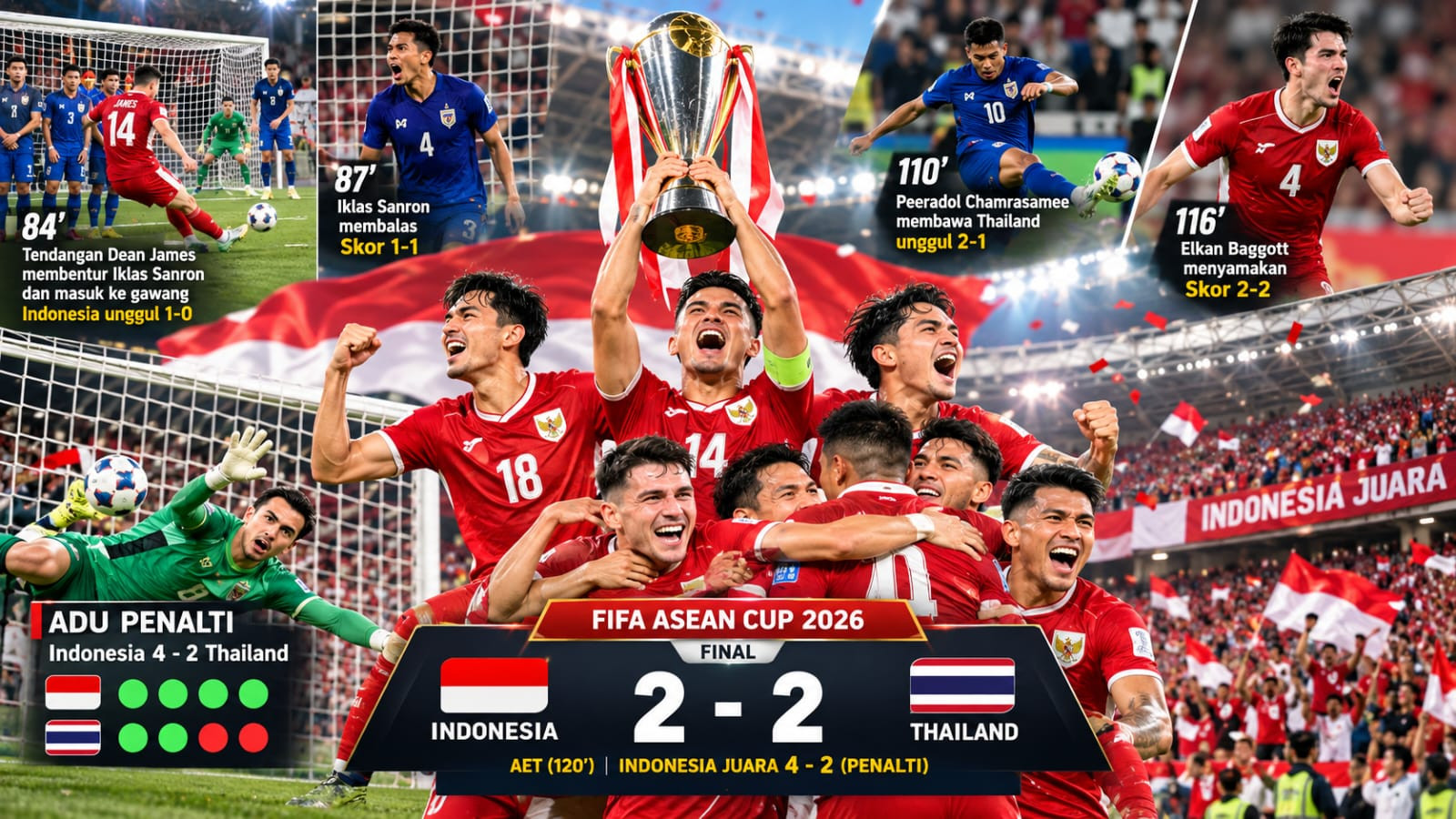 MALAM PANJANG GARUDA BERUJUNG GELAR JUARA
