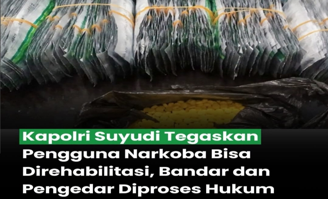 Kapolri Ajak Masyarakat Bersama-sama Persempit Jaringan Narkotika