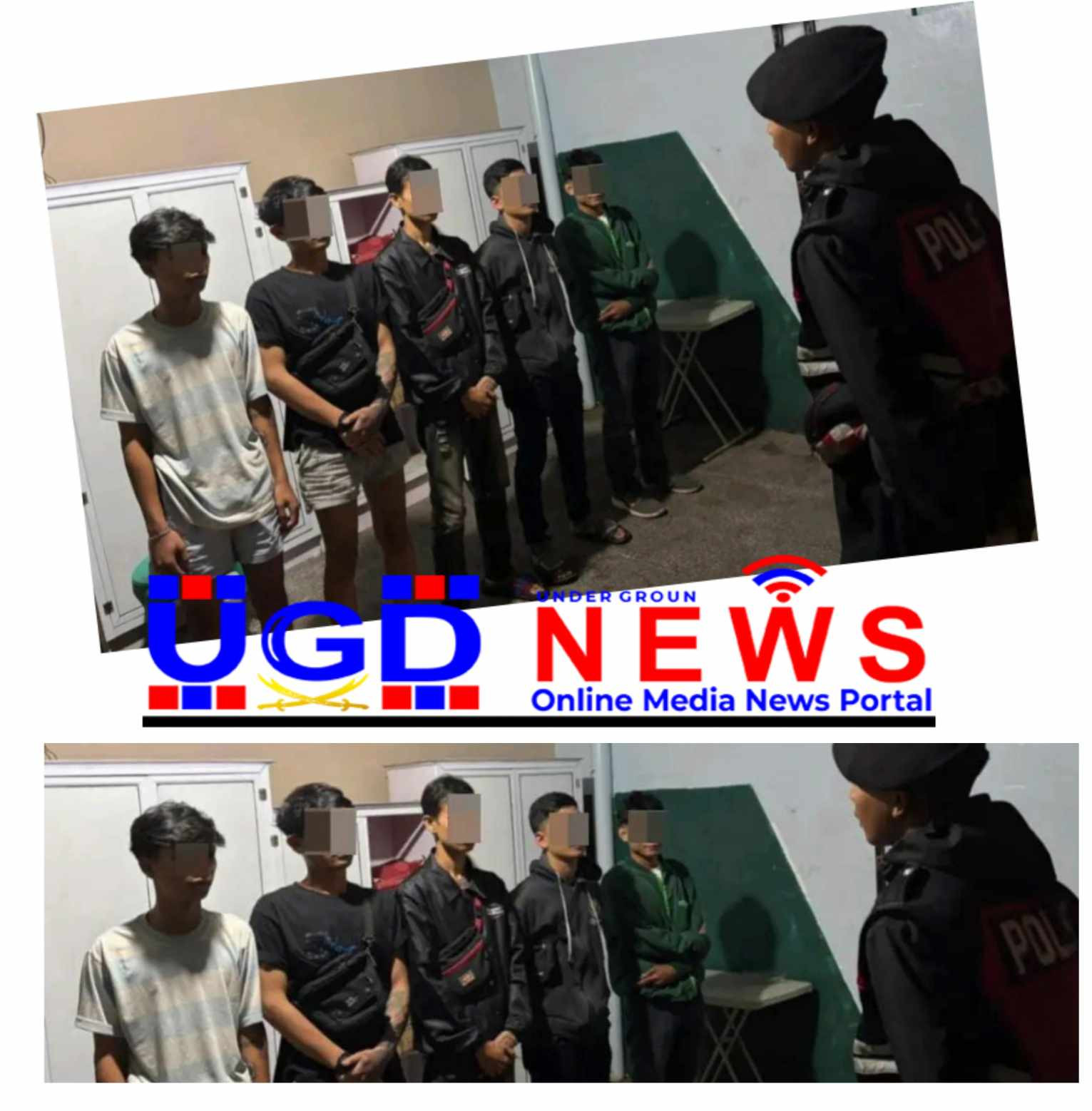 Sat Samapta Polres Garut Amankan 5 Pemuda di Dunga Pungli Parkir Liar